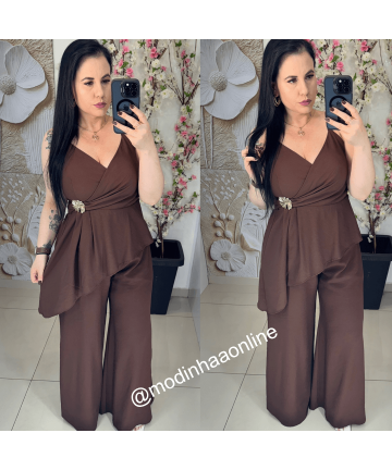 Conjunto Melody Marrom